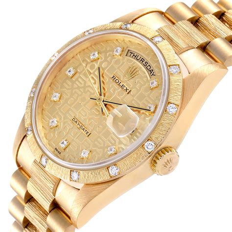 18 karat gold presidential rolex|rolex day date 40 price.